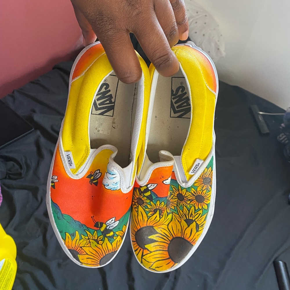 *CUSTOM* Handpainted Tyler the Creator Vans